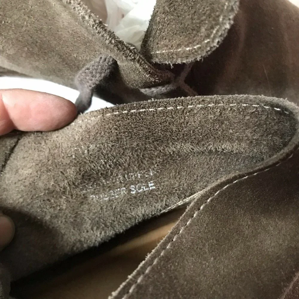 Mens Brown‎ Suede Chukka Desert Boots Lace Up Ankle Shoes Rubber Sole